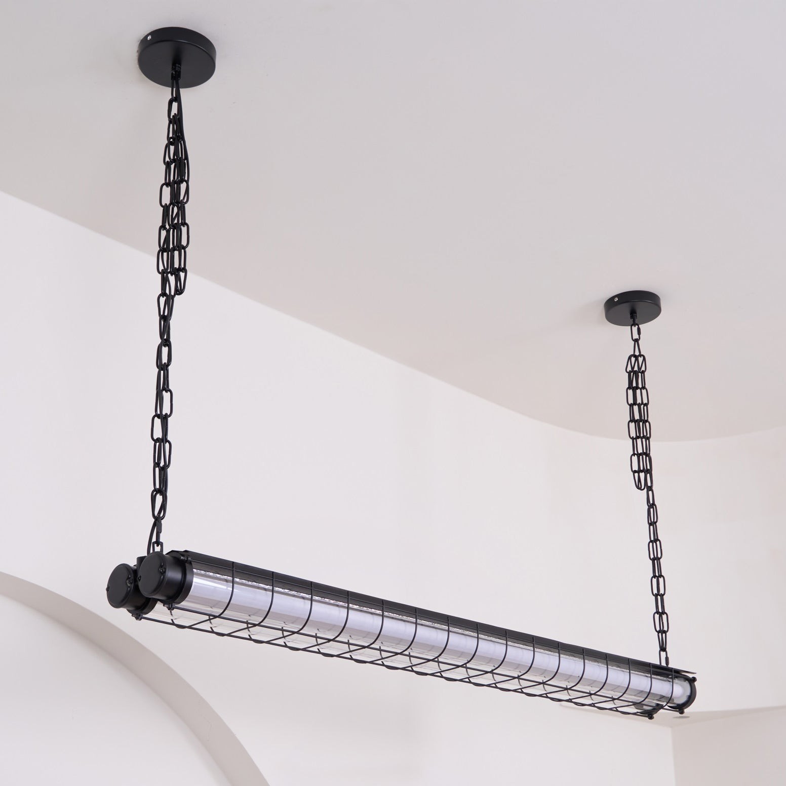 Industrial Linear Cage Chandelier K903