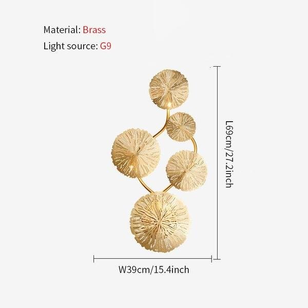 Lotus Leaf Wall Sconce