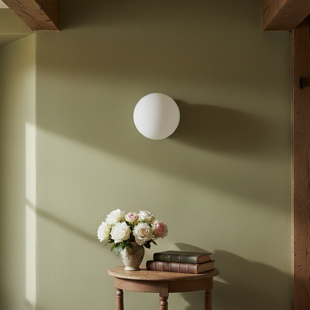 Glorica Modern Glass Globe Wall Sconce – Multi-Color Finish For Living Room & Bedroom K1516