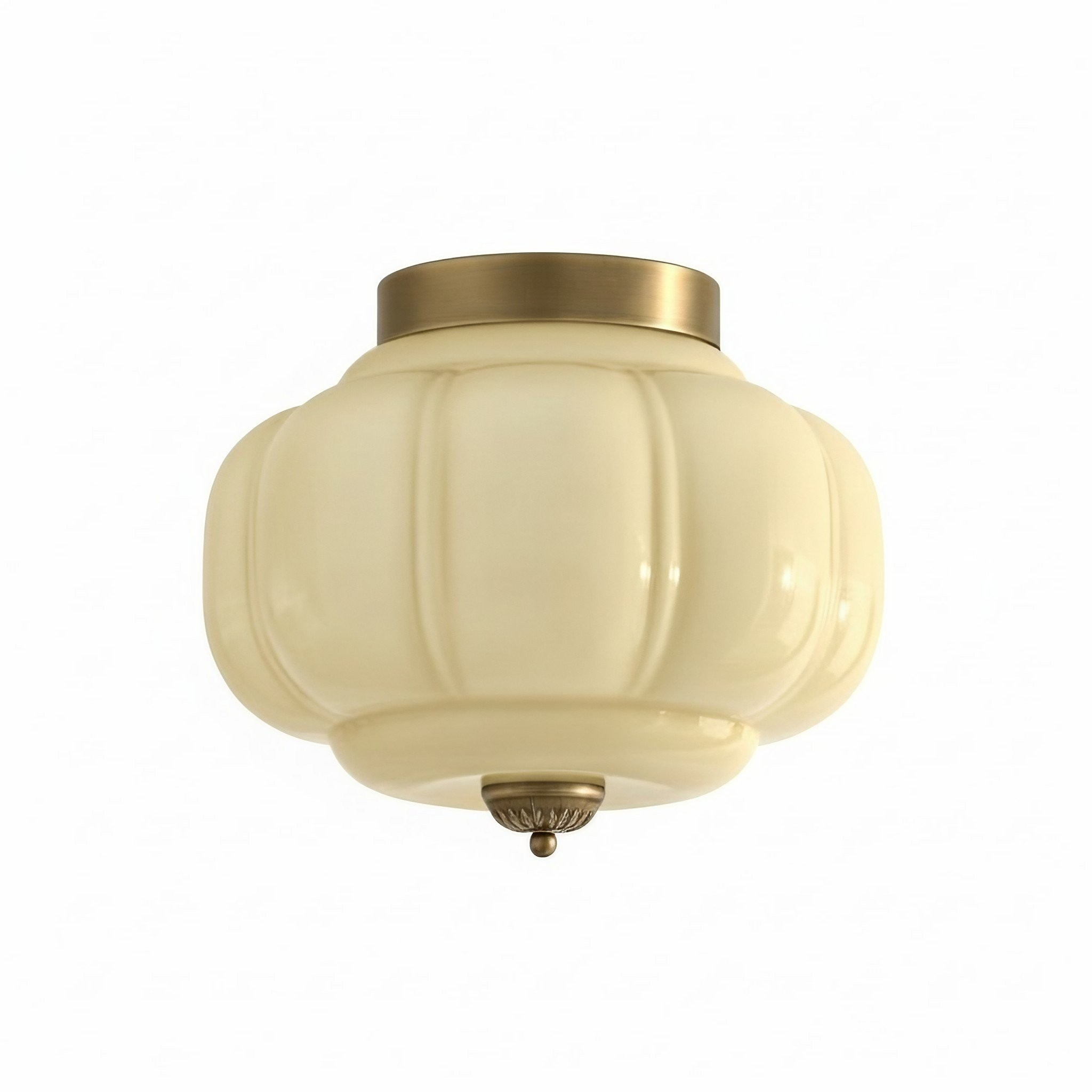 Eloise Vintage Lantern Style Ceiling Light – Elegant Glass Shade Fixture for Hallway K1137