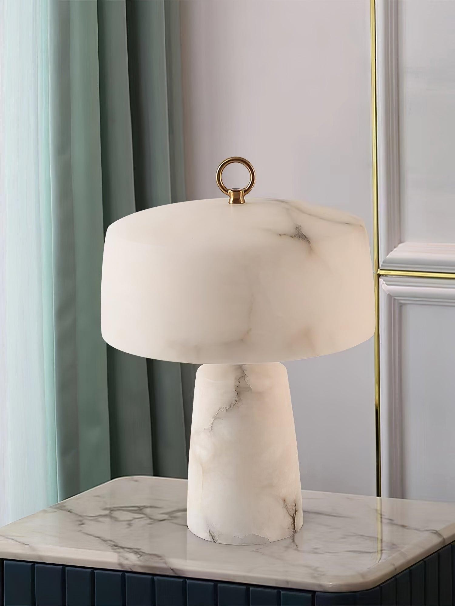 Light Luxury Style Marble Stone Table Lamp K236