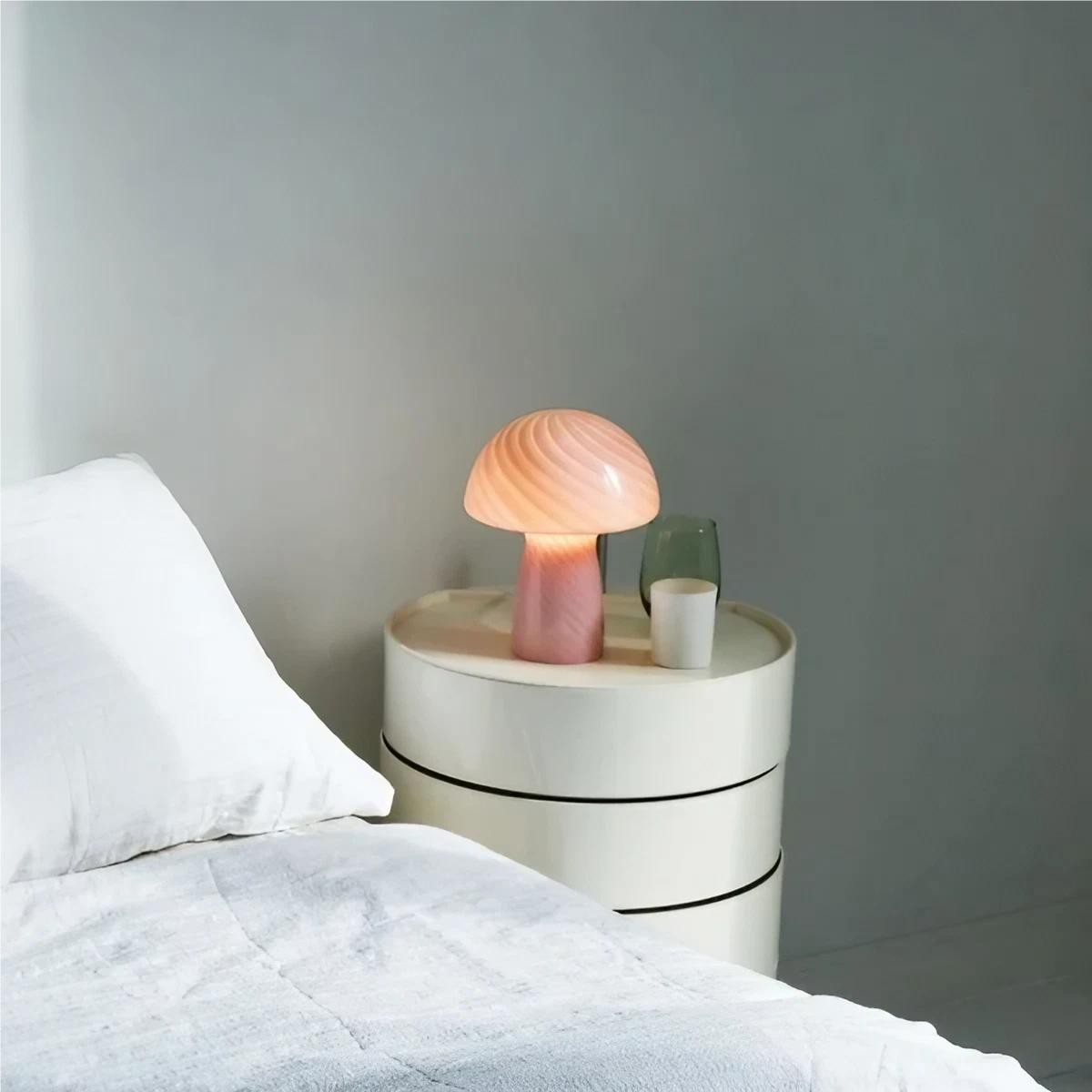 Modern Design Stained Glass Mushroom Lamp K51
