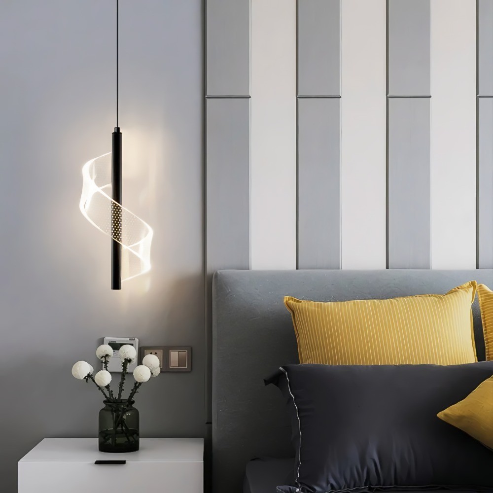 Spiral Modern Led Pendant Light For Kitchen K17