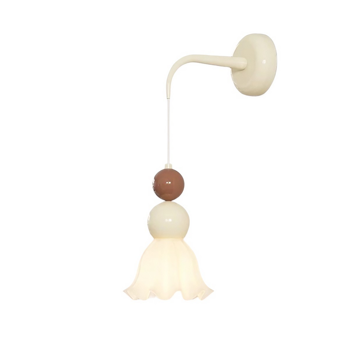 French Style Ice Cream Globe Wall Light K151