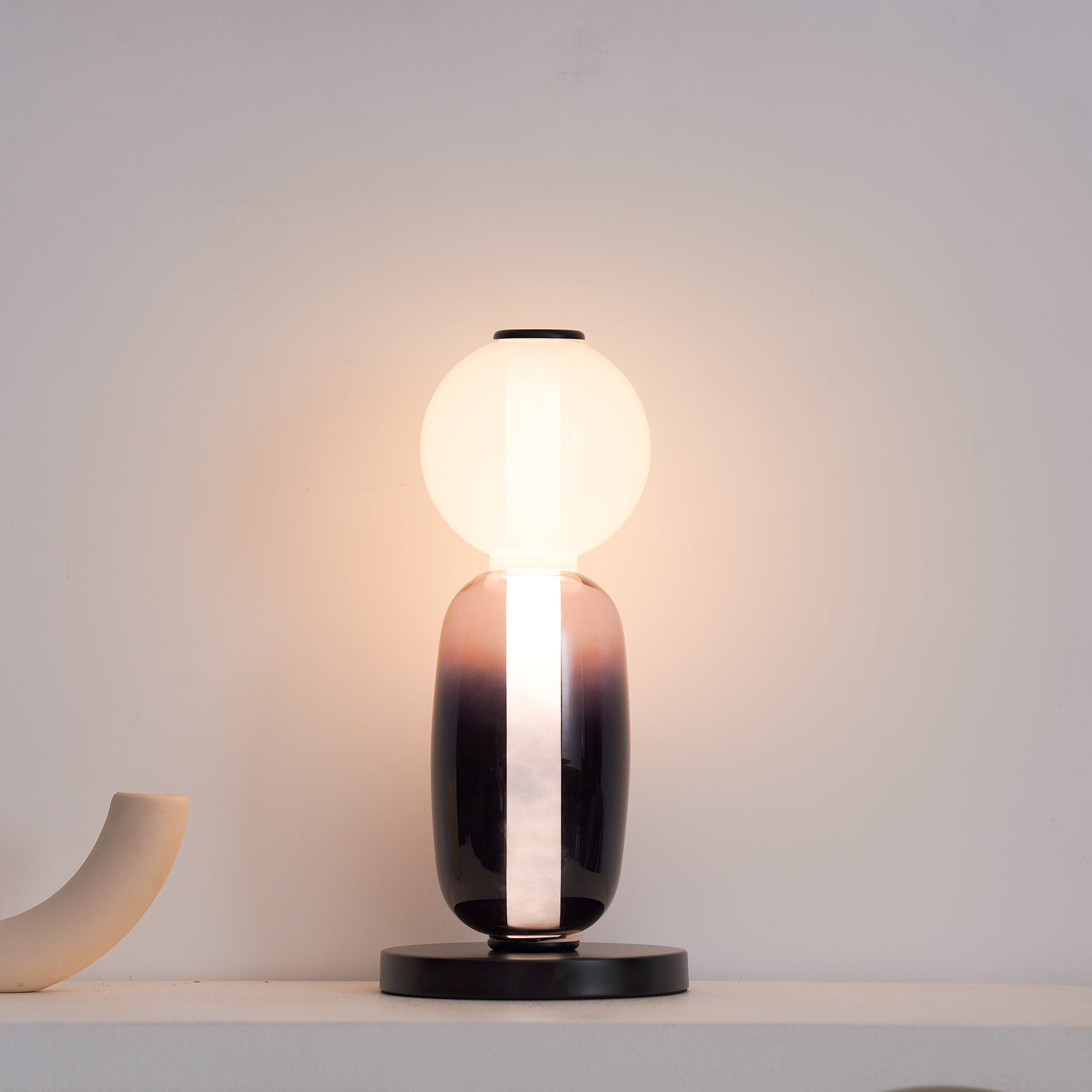 Nordic Minimalist Creative Luxury Gourd Glass Table Lamp K291