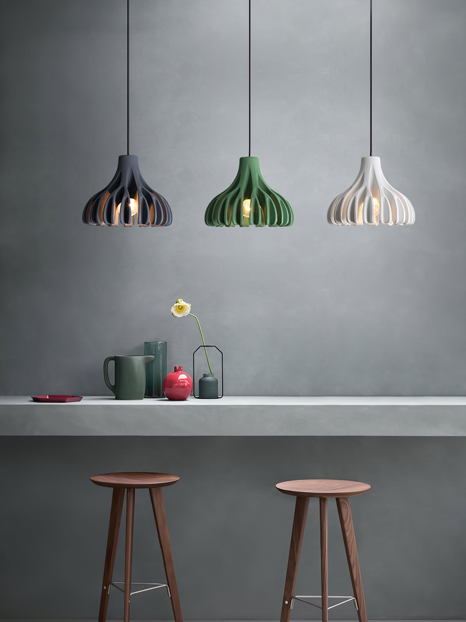Coral Resin Pendant Lamp K1003