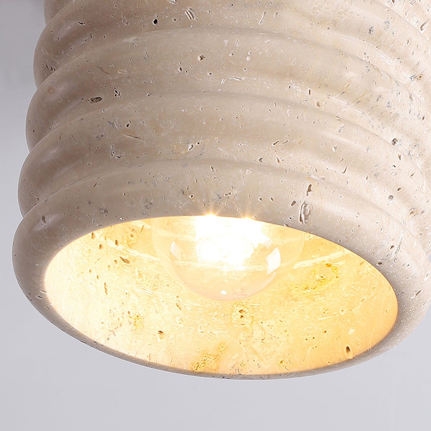 Vaarnii Travertine Ceiling Lamp K1092