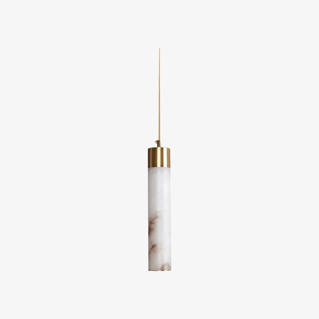 Solaryx Minimal Cylindrical Silhouette Pendant Light - Modern Style Lamp for Kitchen or Dining Room K2300