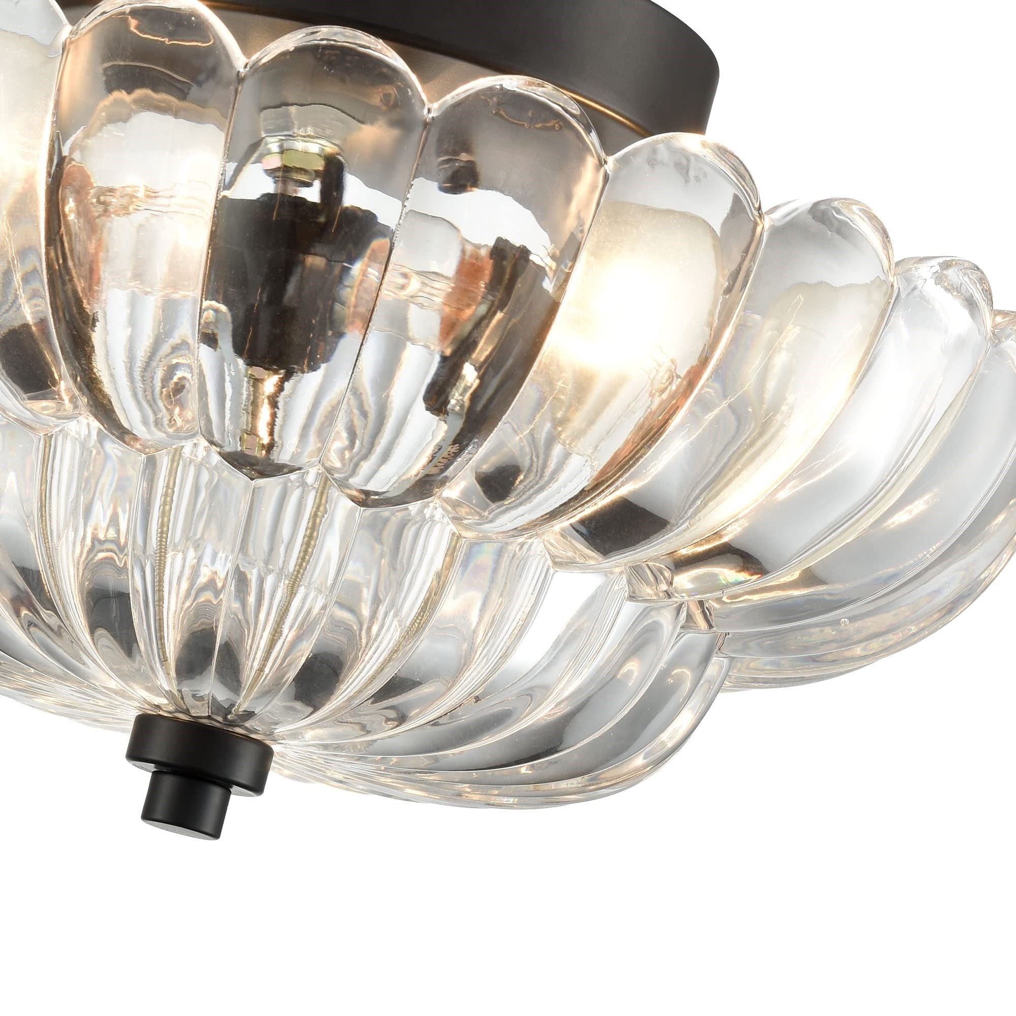 Orilanavo Umbrella Glass Ceiling Light - Contemporary Ceiling Lamp for Entryway K871