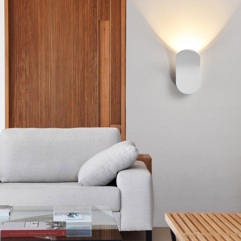 Contemporary Scandinavian Aluminum Arch LED Wall Sconce Lamp K332
