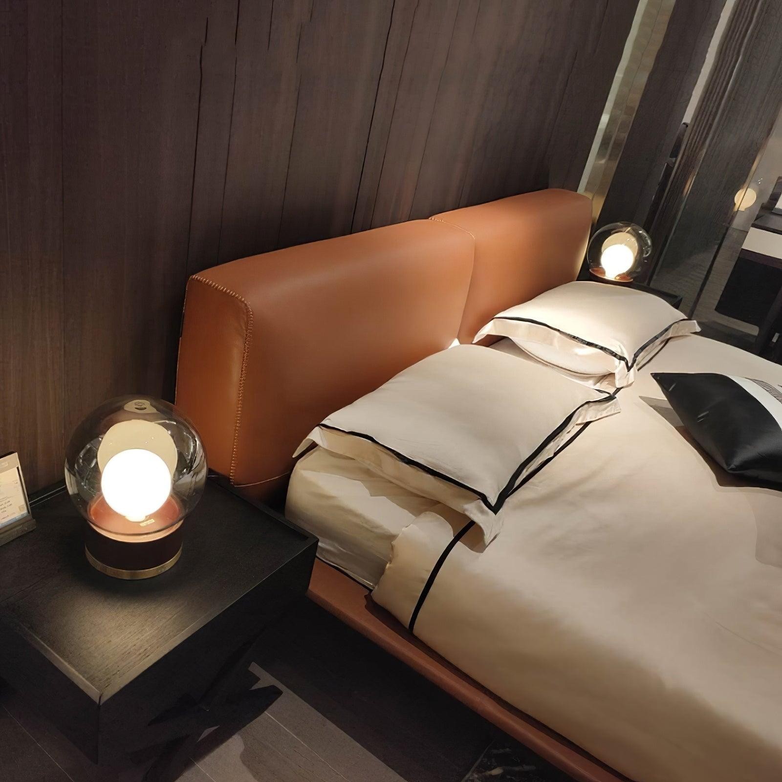 Simple Creative Wood Orb Table Lamp K628