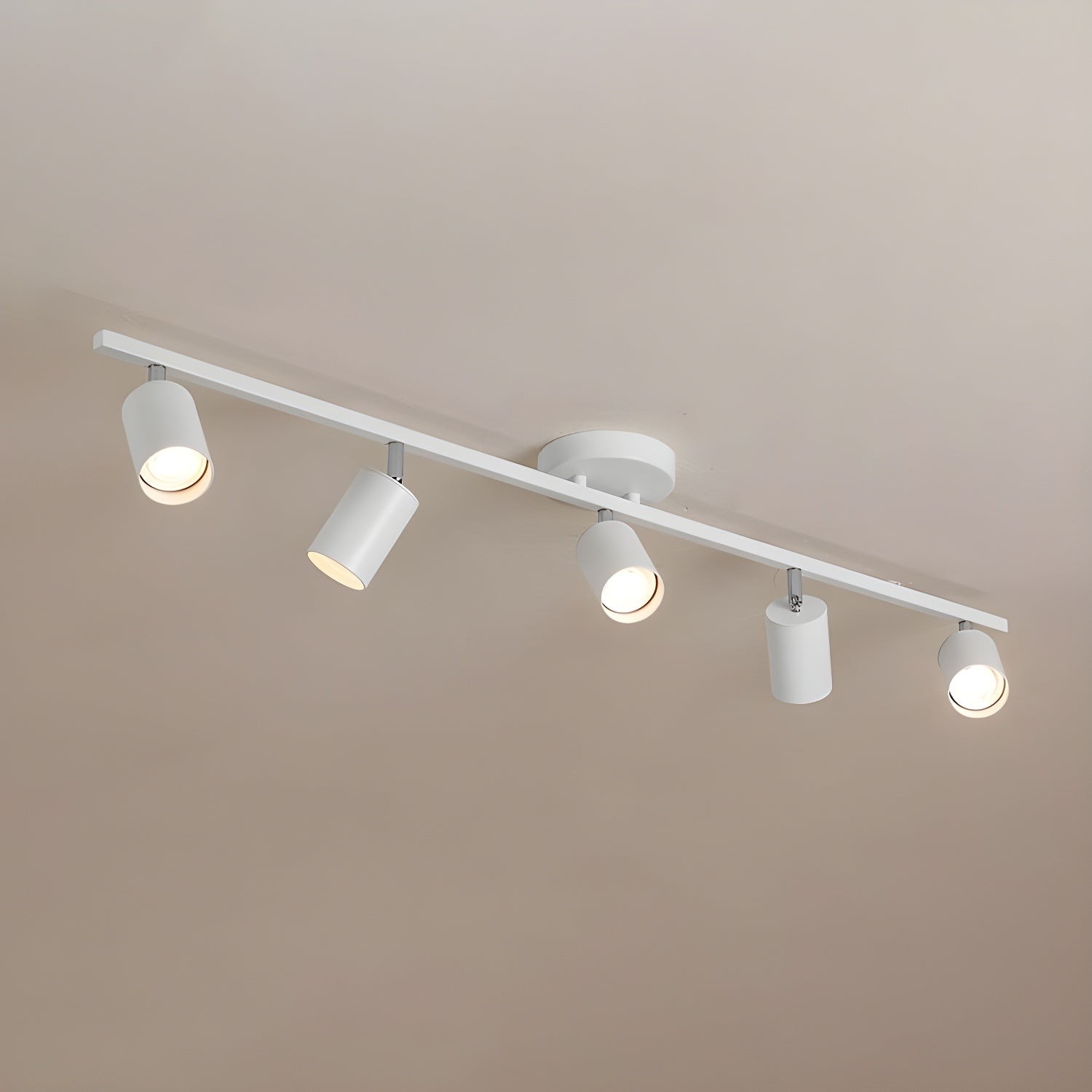 Row Of Multi-Head Metal Ceiling Lights K373