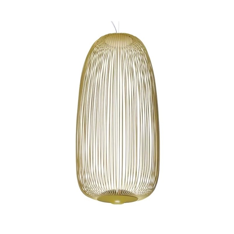 Modern Spokes Pendant Lamp - Artistic Birdcage Pendant Light for Dining Room
