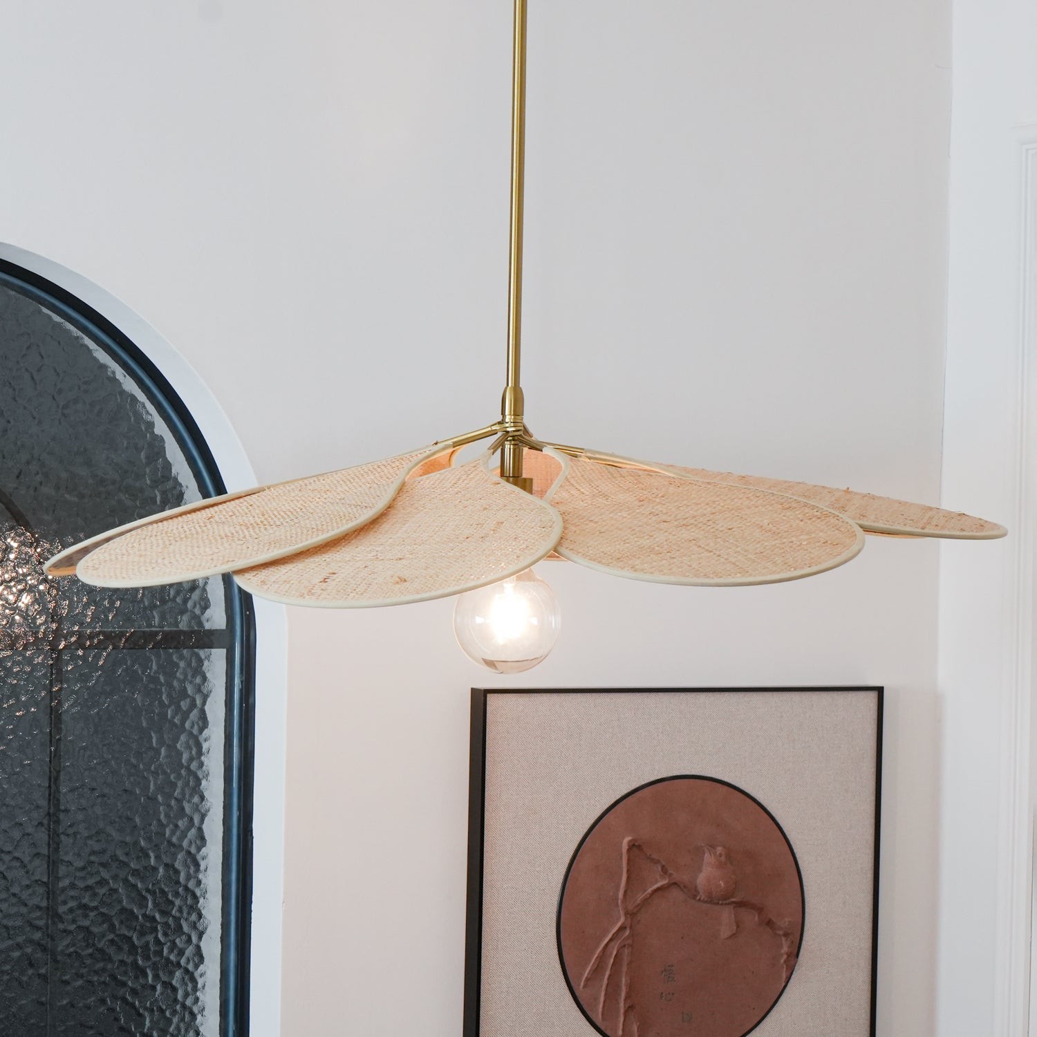 Petals Bloom Rattan Pendant Lamp K588
