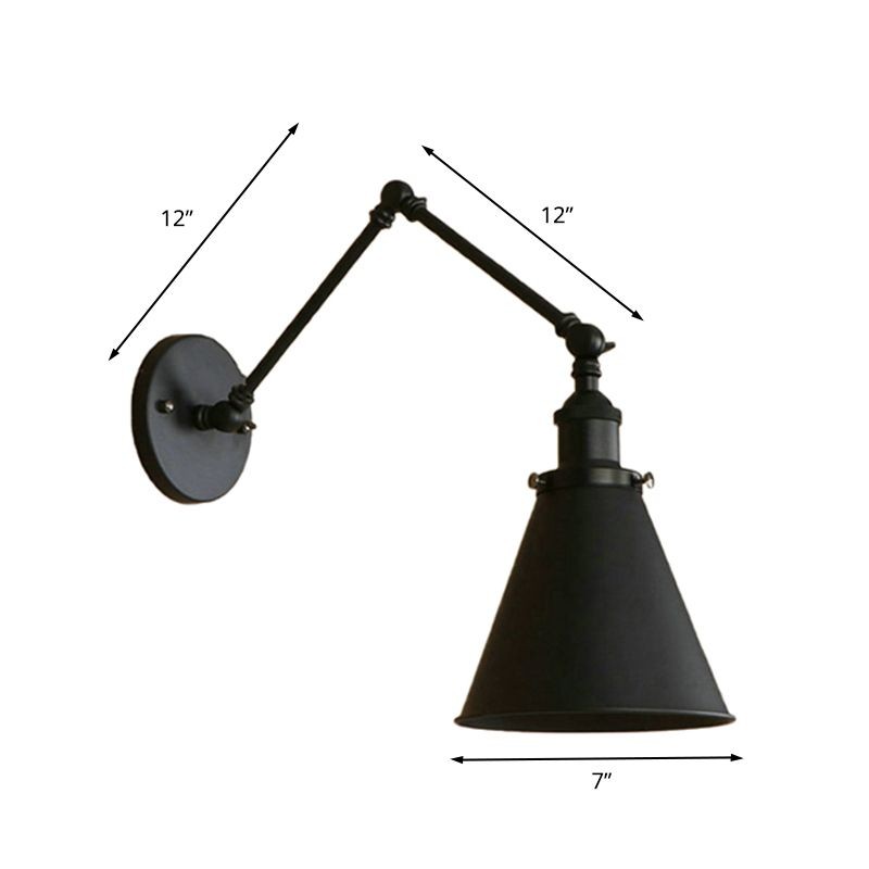 Industrial Style Adjustable Metal Wall Lamp K821