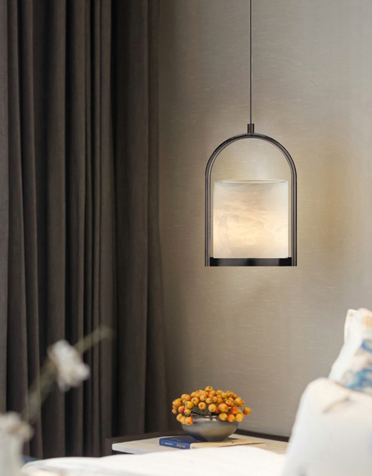Cortland Alabaster Pendant Light D434