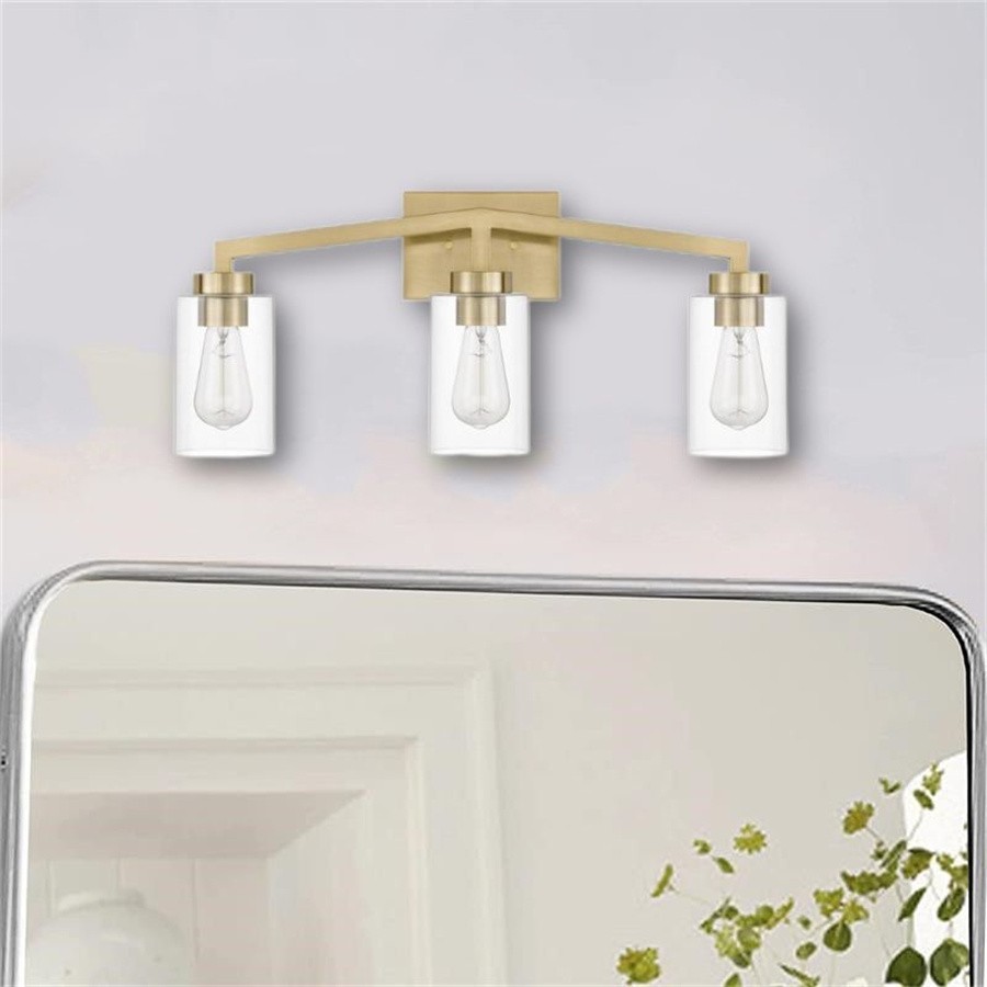 Industrial Cylindrical Brass Wall Lamp For Bathroom K105