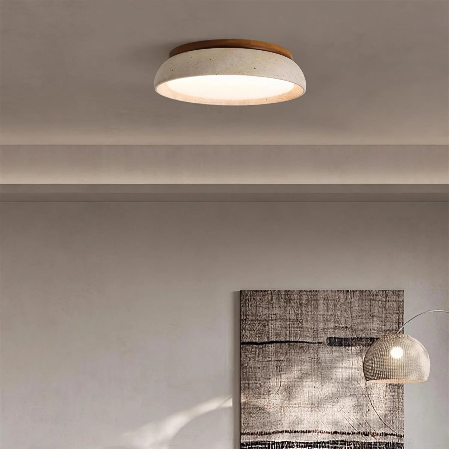 Modern Scandinavian Travertine Ceiling Light K1578
