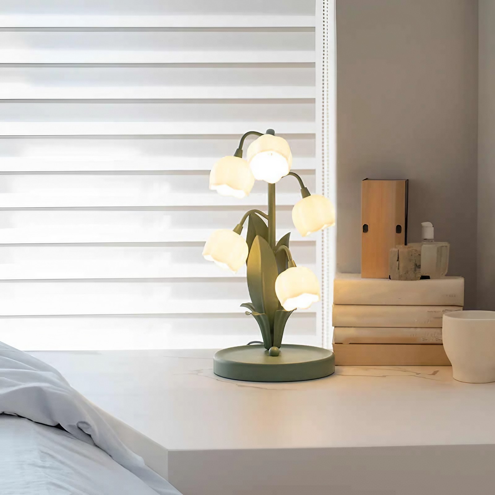 French Style Lily Of The Valley Table Lamp K200