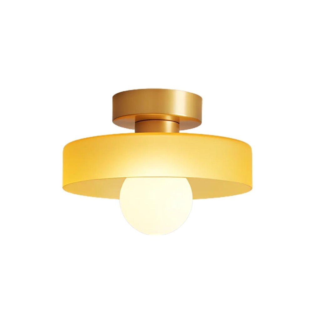 Morandi Colorful Disc Orb Ceiling Light For Bedroom K927