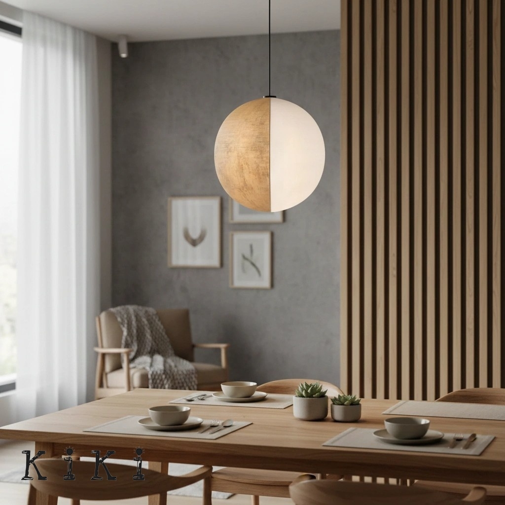 Diora Modern Silk Finish Pendant Lamp - Wabi Sabi Style Lighting for Interiors K1760