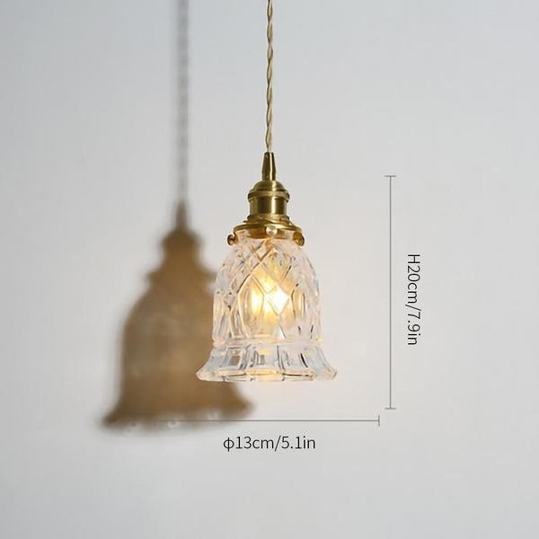 Clear glass pendant lights series