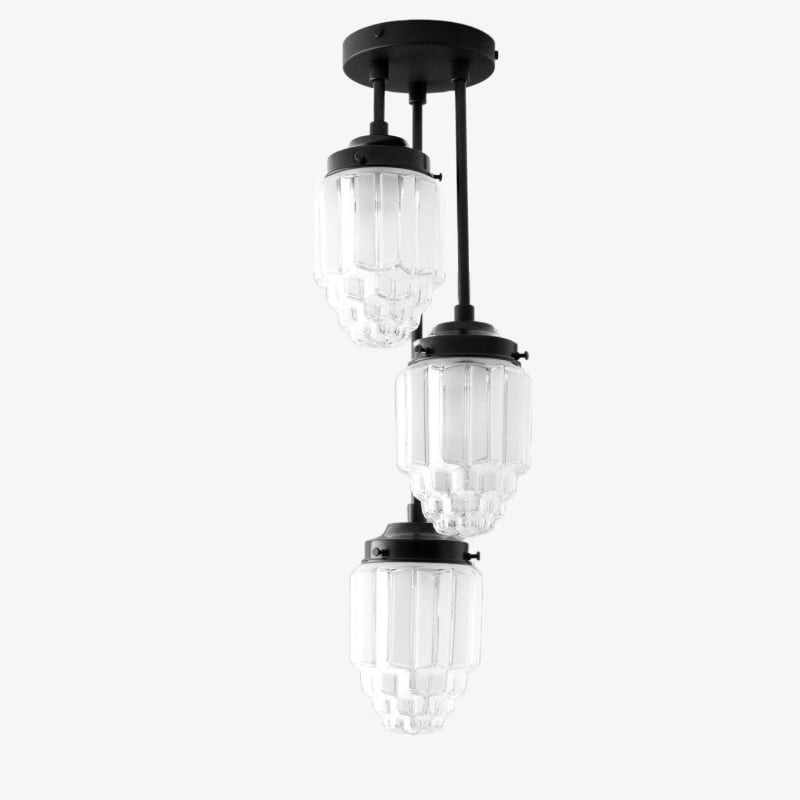 Tierlux Glass Pendant Light - Art Deco Globe Design K1525
