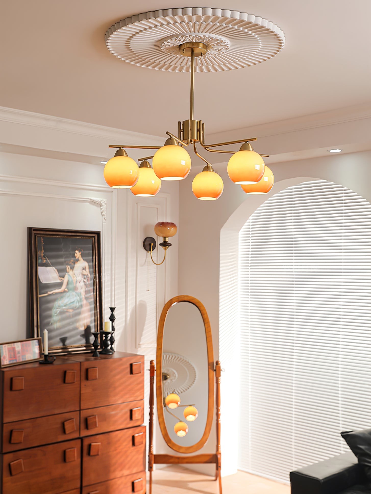 Creative Caramel Spherical Pendant Lamp K293