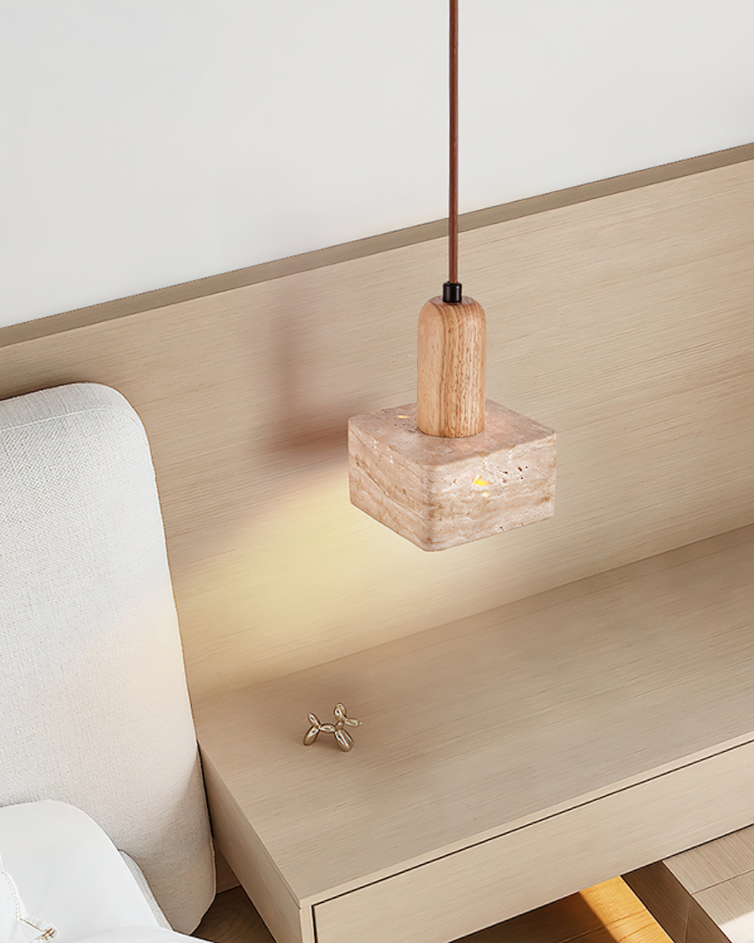 Simple Elegant Square Rectangular Pendant Lamp K685