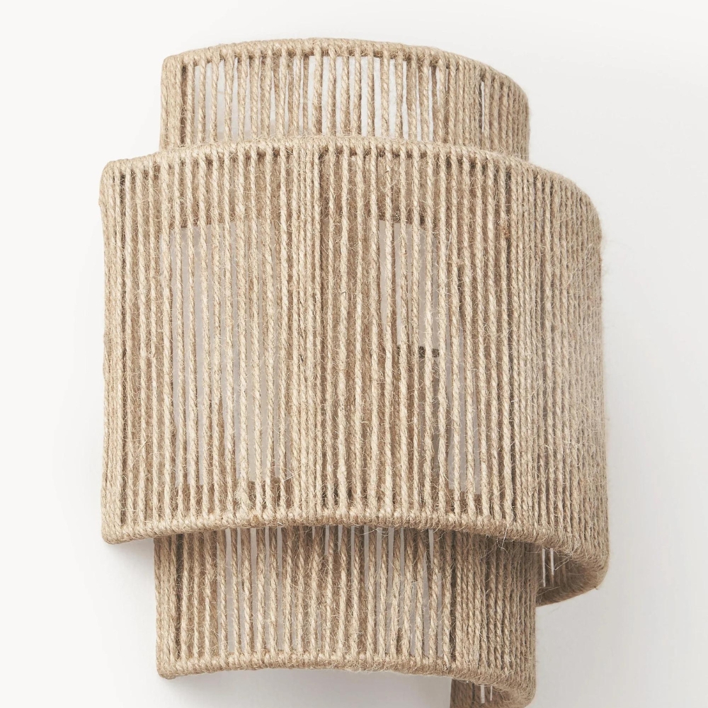 Bohemian Vintage Hand Woven LED Wall Light D794