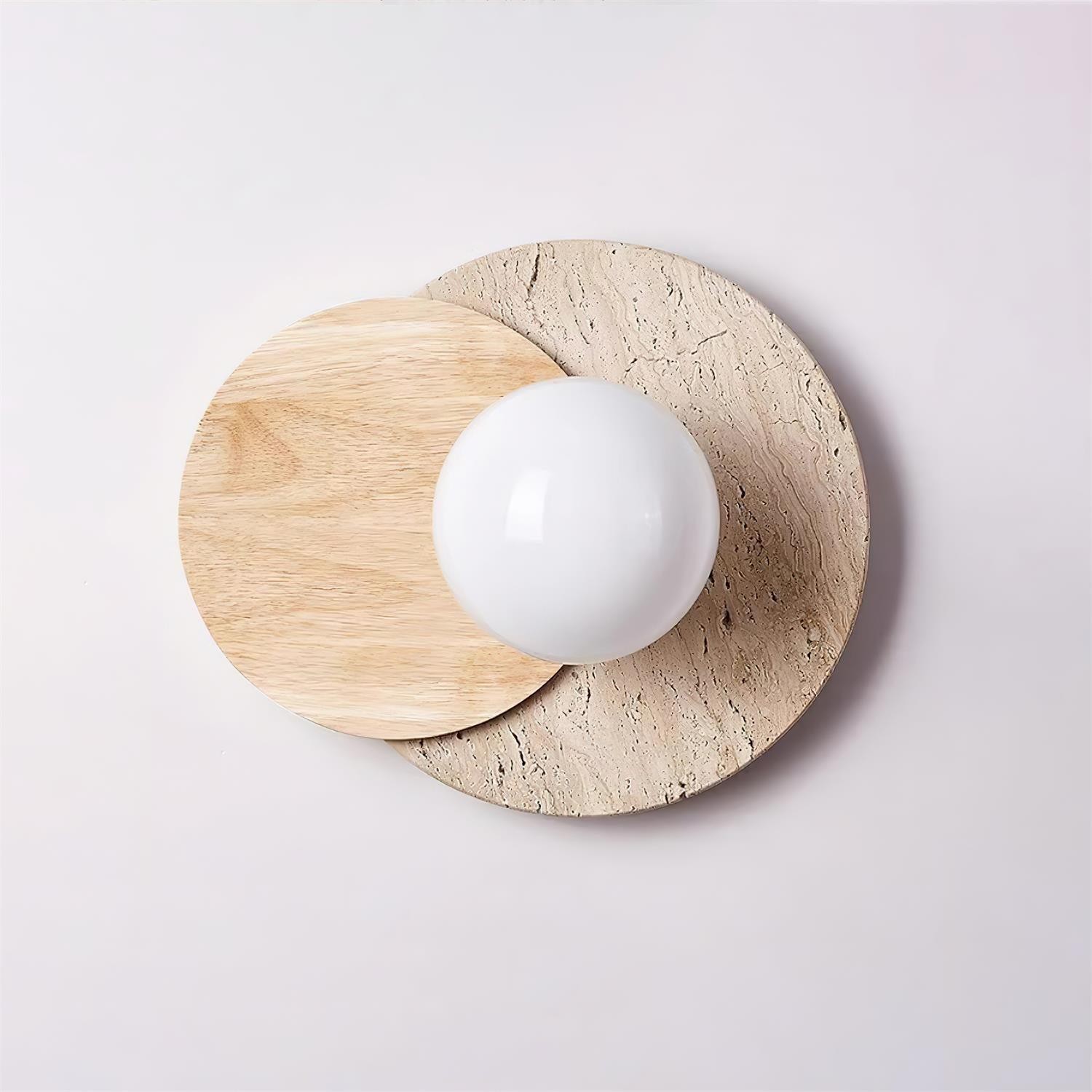 Simple Double Circle Splicing Wall Lamp K565