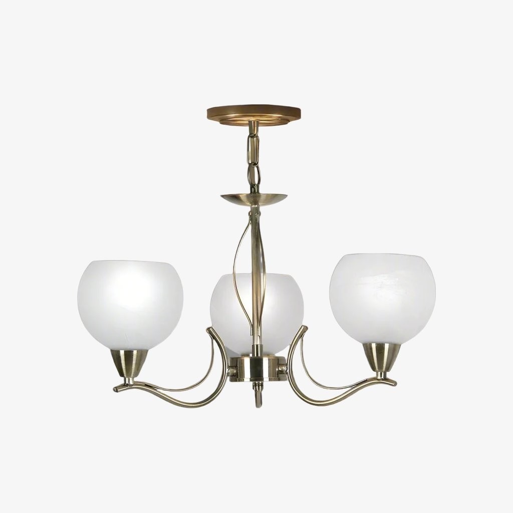 Armicora Multiple Lights Antique Chandelier - Elegant Metal Finish for Dining Rooms or Living Areas K1908