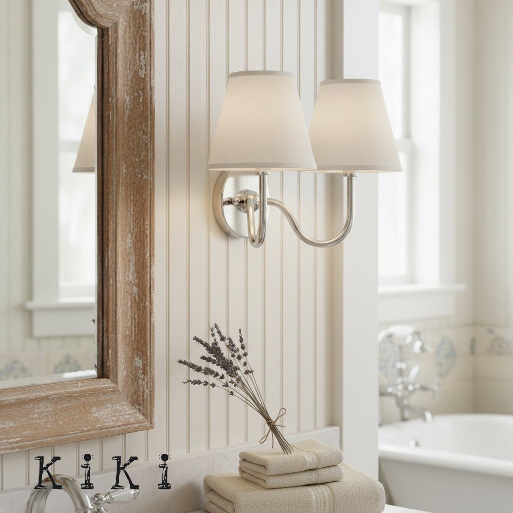 Luvora Pleated Fabric Shade Wall Sconce – Modern Classic Indoor Lighting K1306