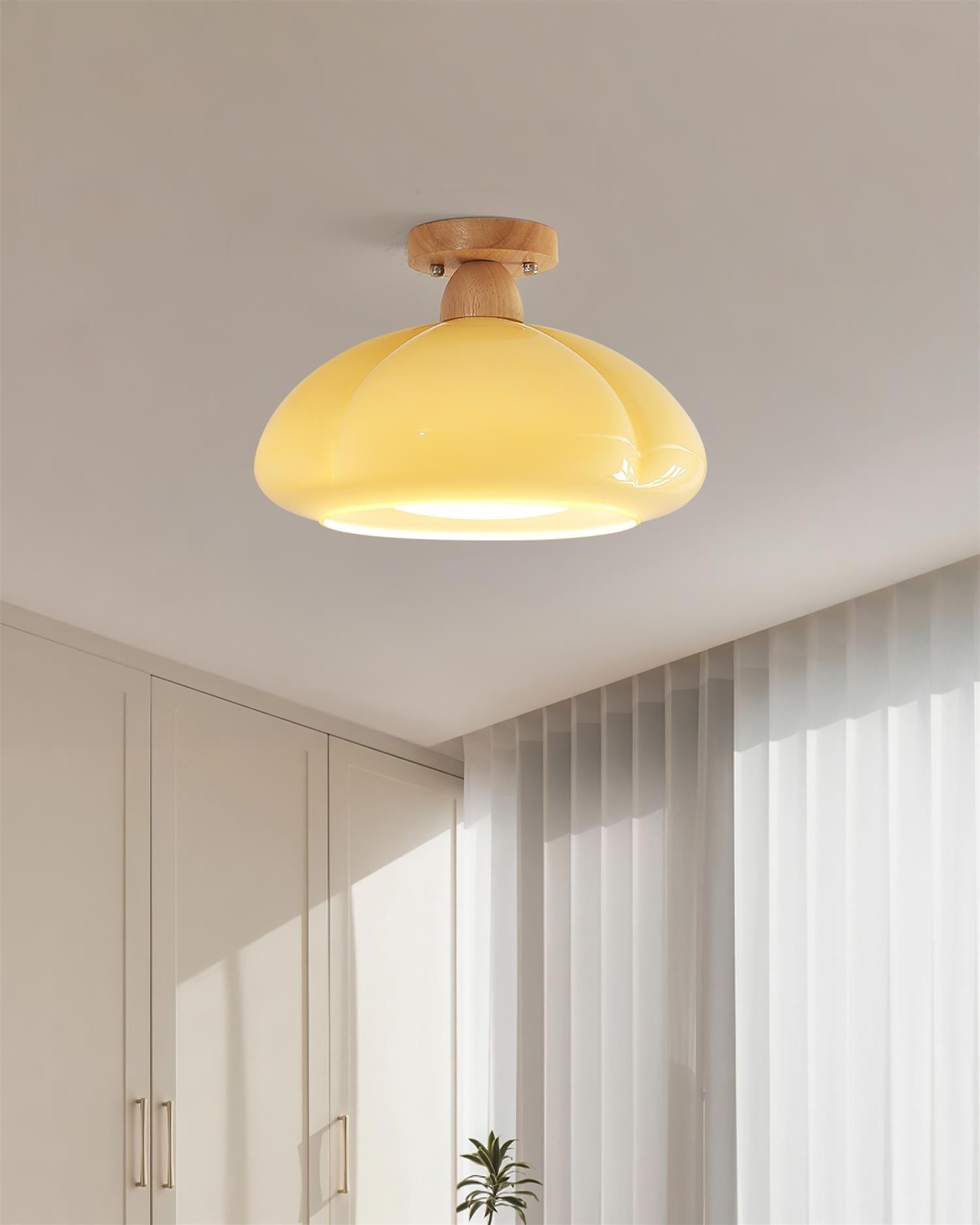 Pumpkin Glass Ceiling Light For Kitchen K320