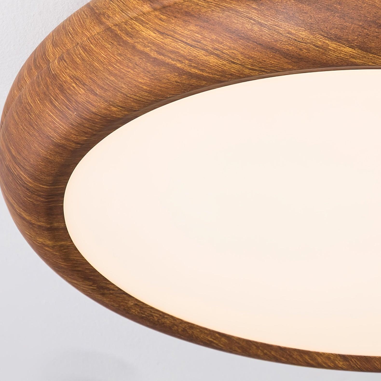 Wood Grain Round Ceiling Lamp K776