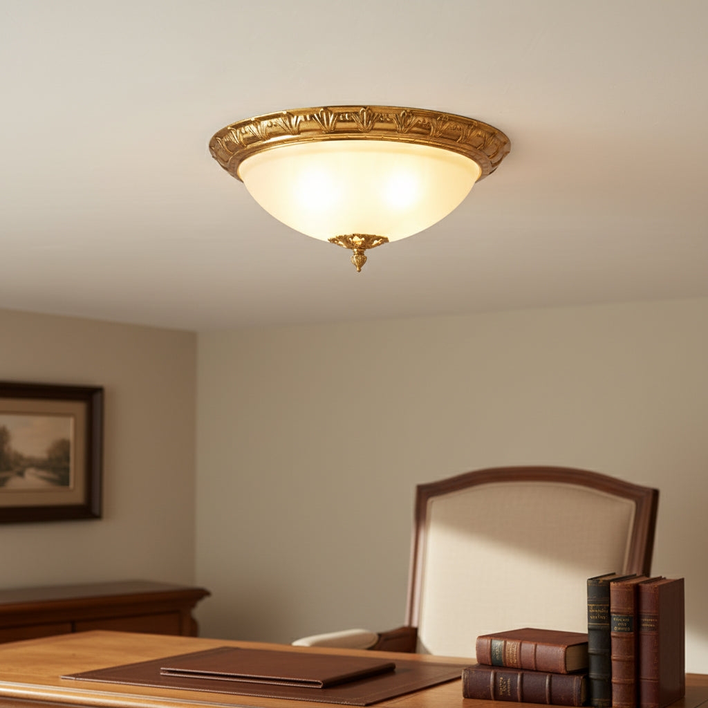 Deltana Flush Ceiling Lamp D737