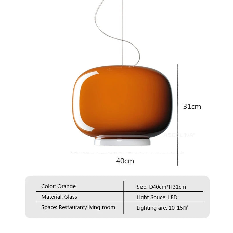 Chouchin Suspension Modern LED Glass Pendant Lamp D949