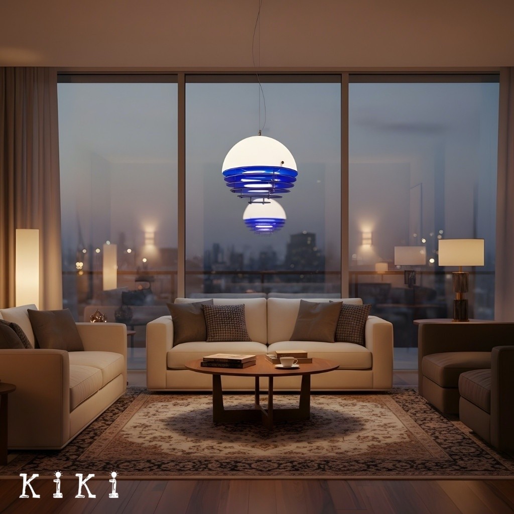 Afterglow Layered Acrylic Bauhaus Sunset Pendant Light - Ambient Pendant Light for Living Area K889