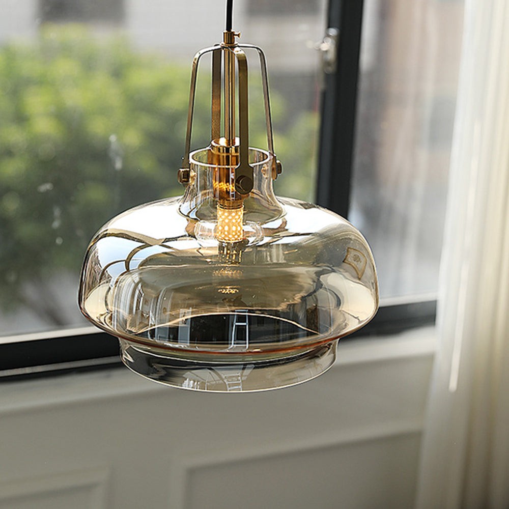 Modern Unique Shaped Fish Tank Glass Pendant Light K1226