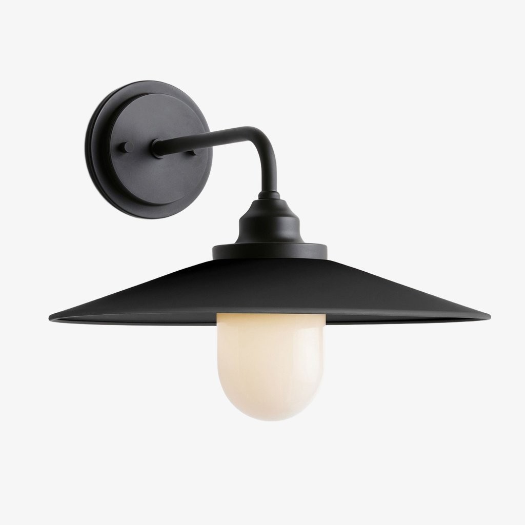 Cordax Utility-Inspired Wall Sconce - Metal and Glass for Indoor Outdoor Decor K2046