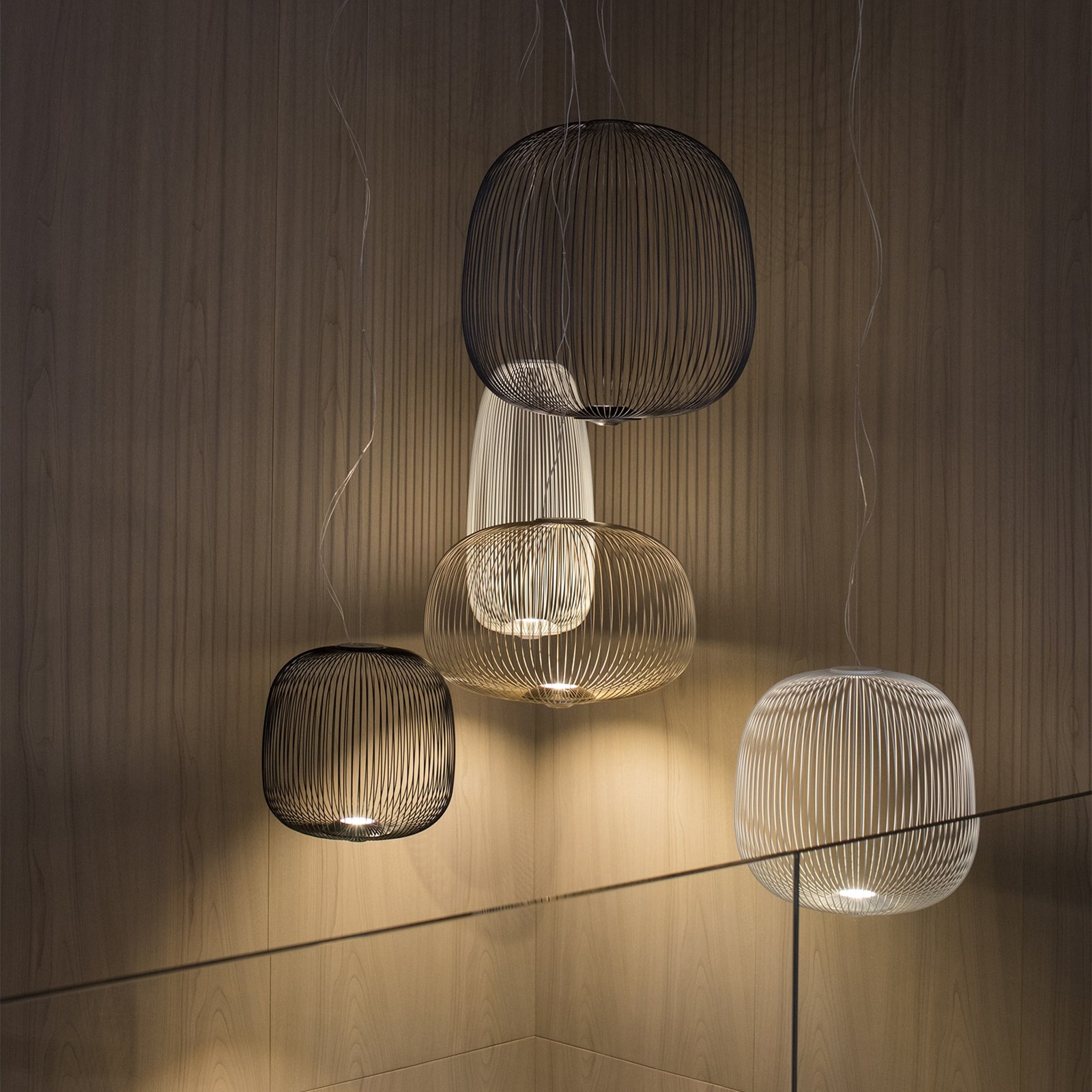 Modern Spokes Pendant Lamp - Artistic Birdcage Pendant Light for Dining Room