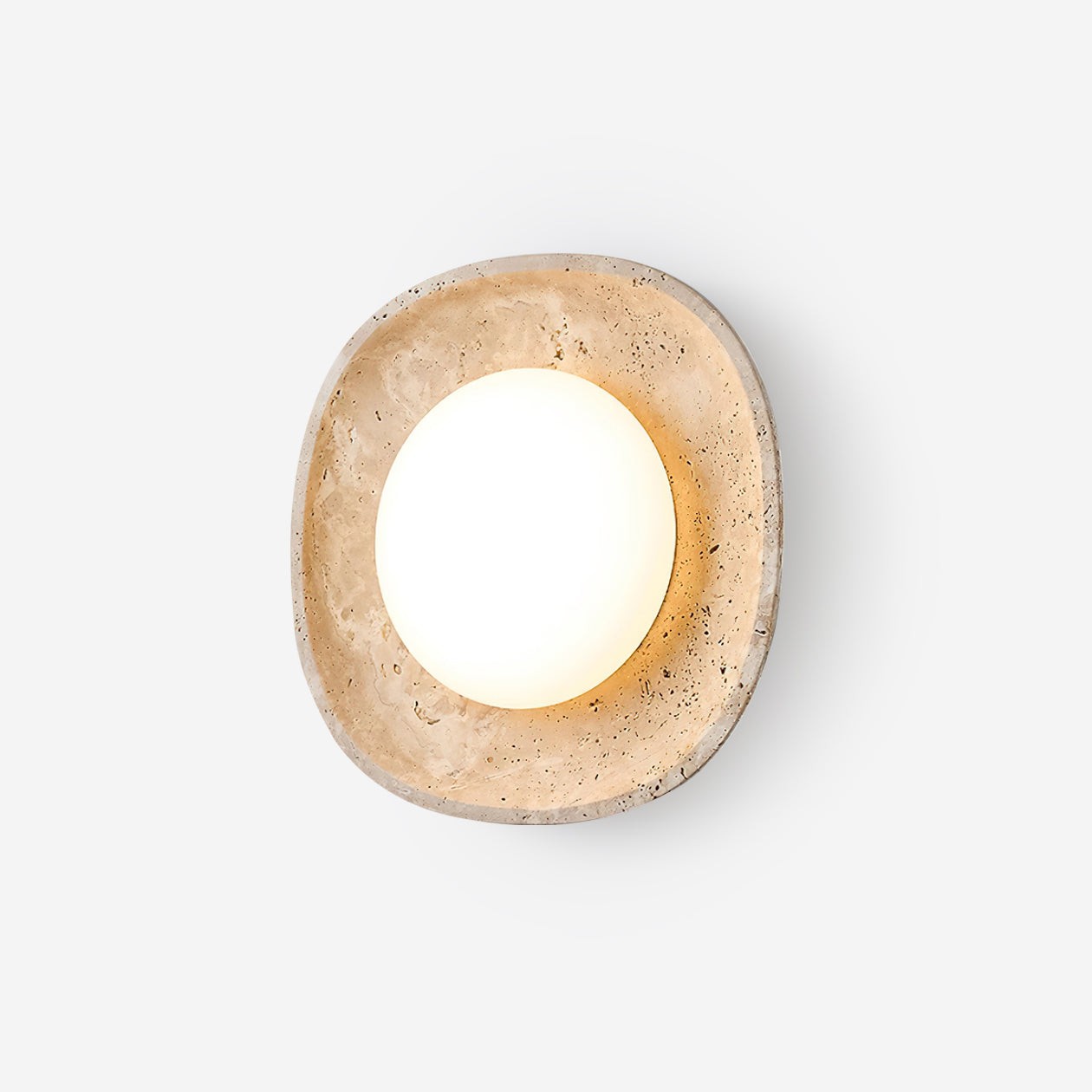 Japanese Style Wabi-Sabi Stone Wall Lamp K376