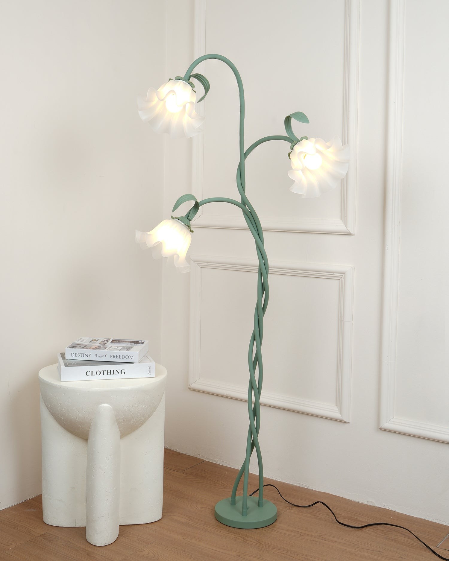 Creative Multi-Head Winding Flower Shape Floor Lamp K286