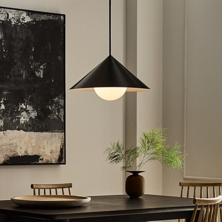 Brivana Adjustable Pendant – Cone Shade Light for Kitchen or Dining K1146