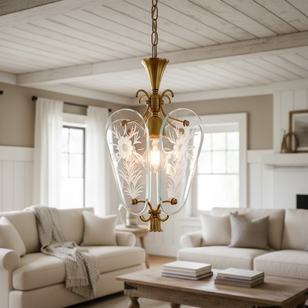 Kerise Sleek Glass Shade Pendant - Designer Ambient Light for Open Spaces or Lounges K2066