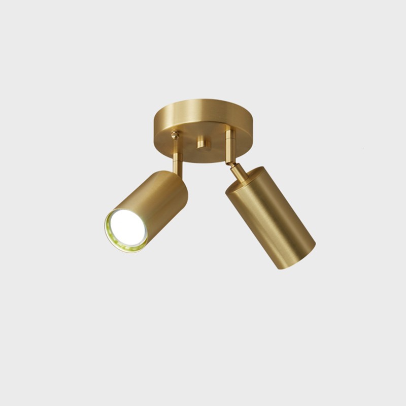 Brass LED Spot Ceiling Light