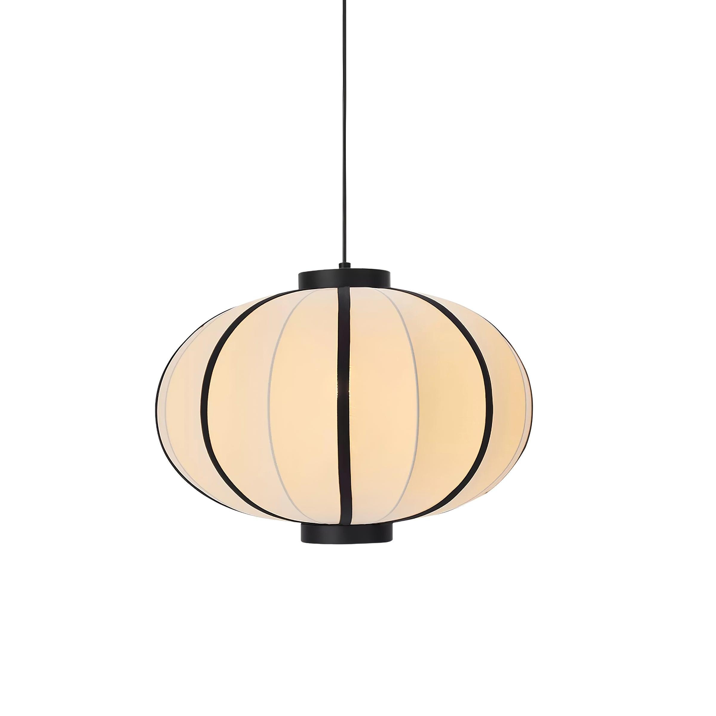 Minimalist Black and White Lantern Pendant Lamp K593