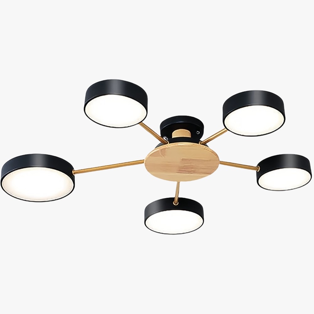 Nordic Multi Heads Round Led Ceiling Light K934
