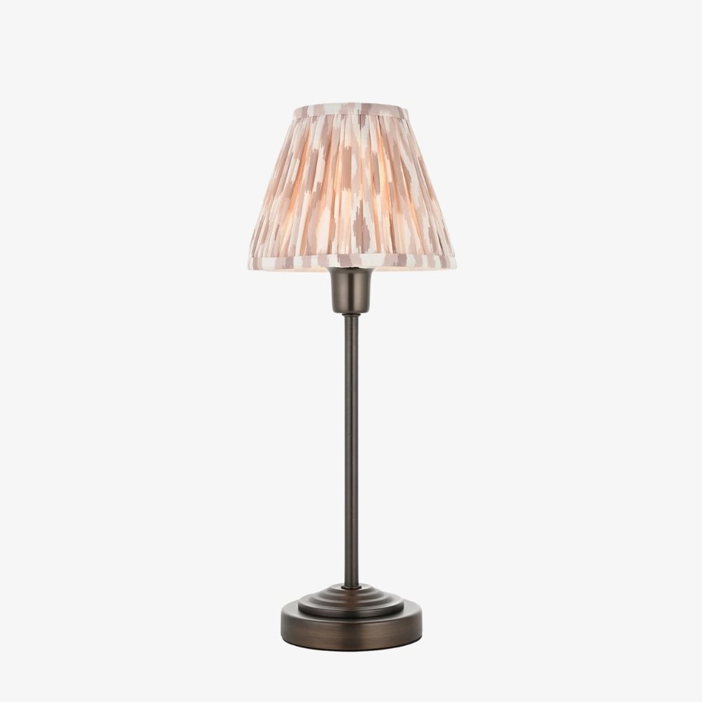 Bronzuno Patterned Fabric Table Lamp - Modern-Bohemian Bedside Light K1925