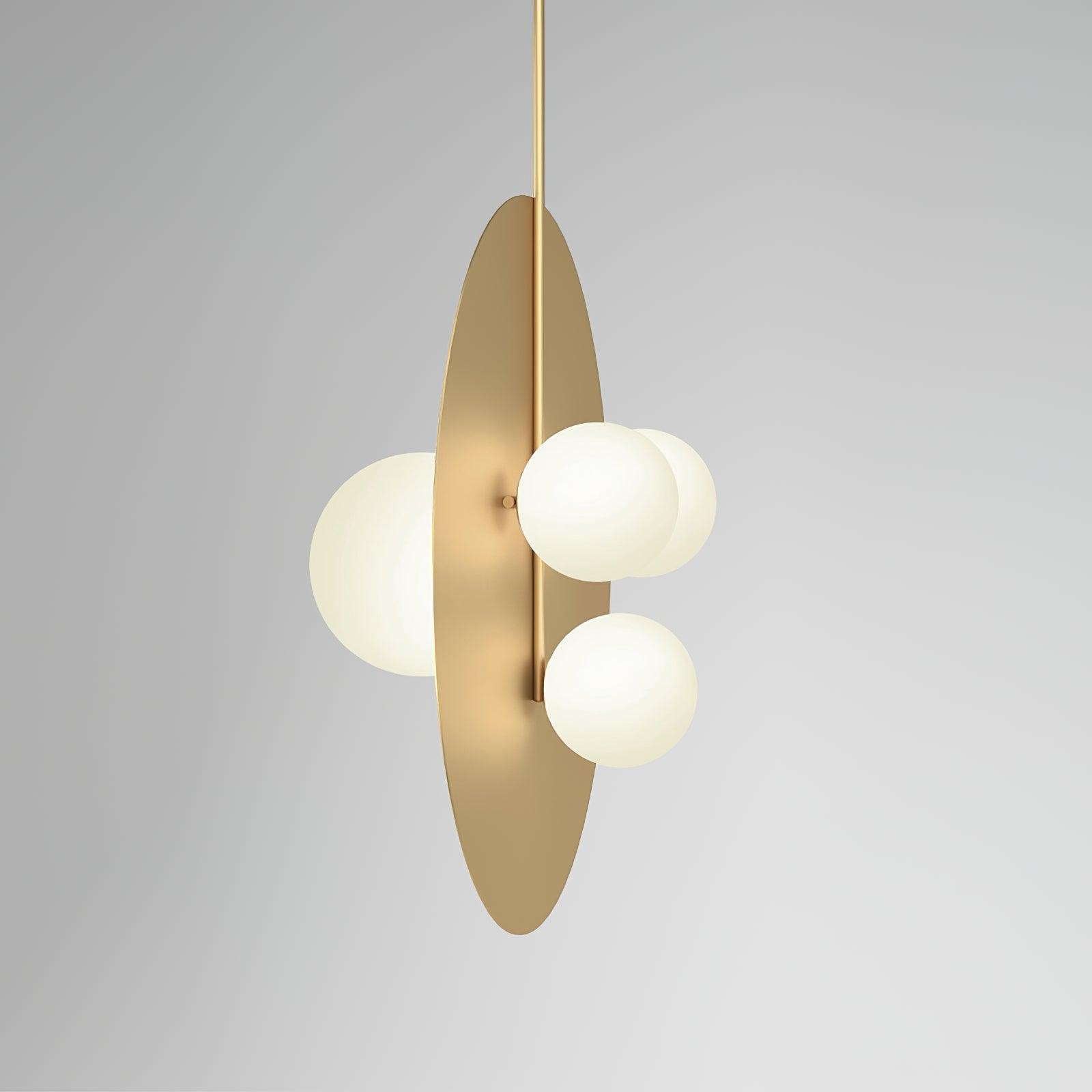 Metal Disc With Ball Pendant Light K230